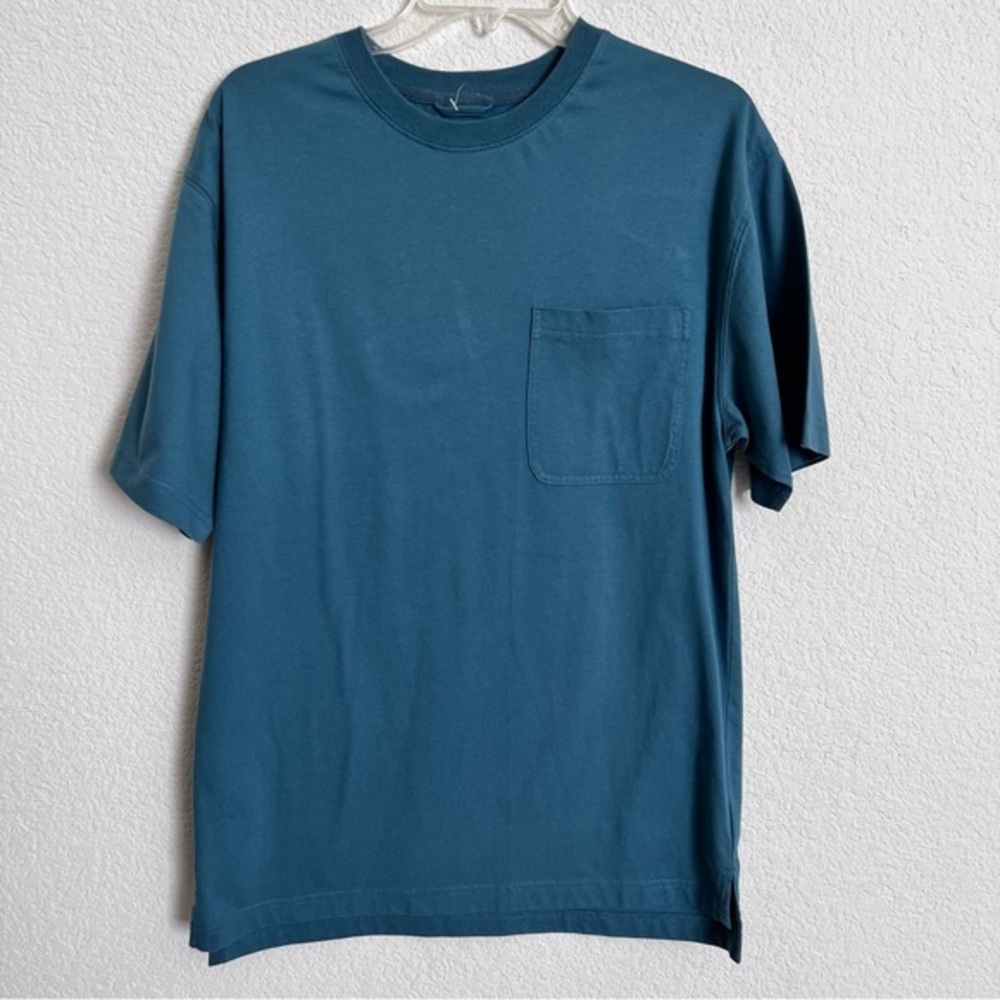 Red Head Co. Teal Blue Cotton Short Sleeve T-Shirt New Small